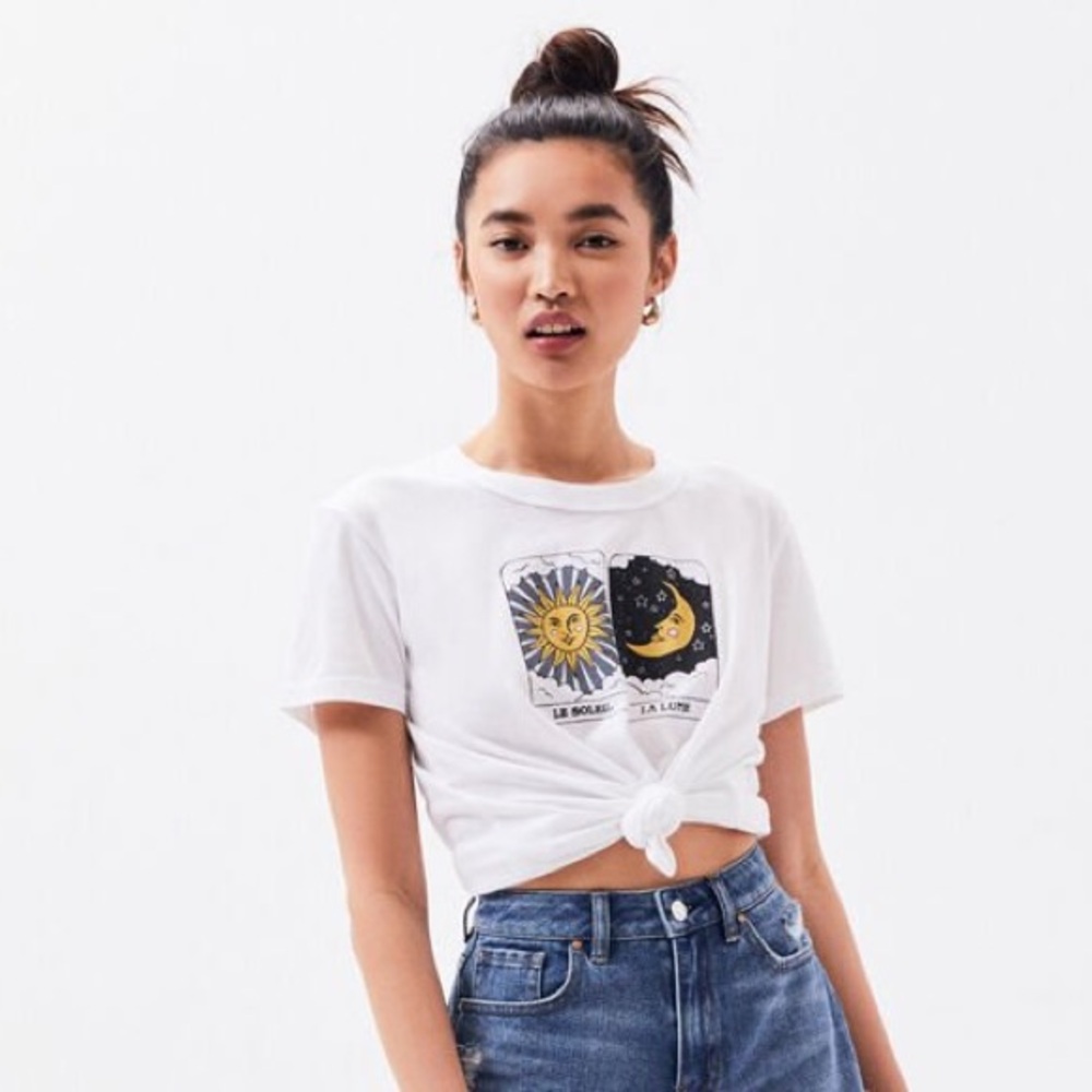 PacSun Tarot Cards Sun & Moon T-Shirt